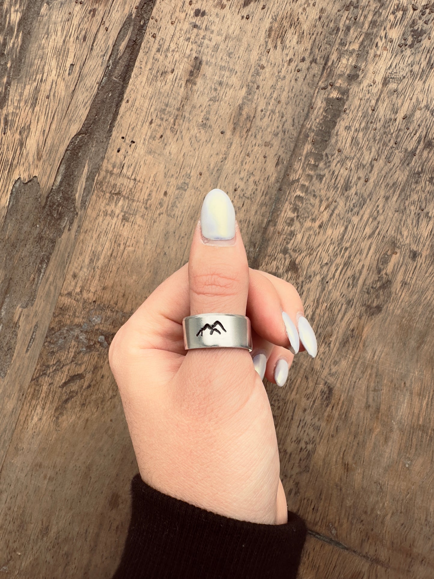 Mountain Aluminum Ring
