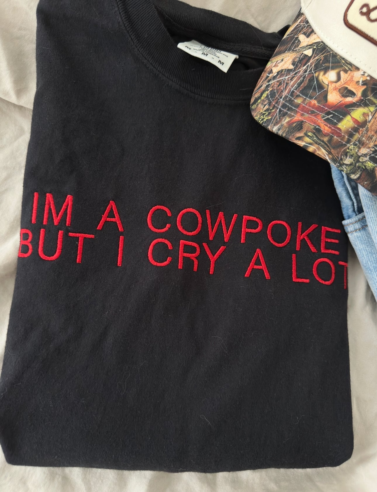 Cowpoke Embroidered Tee