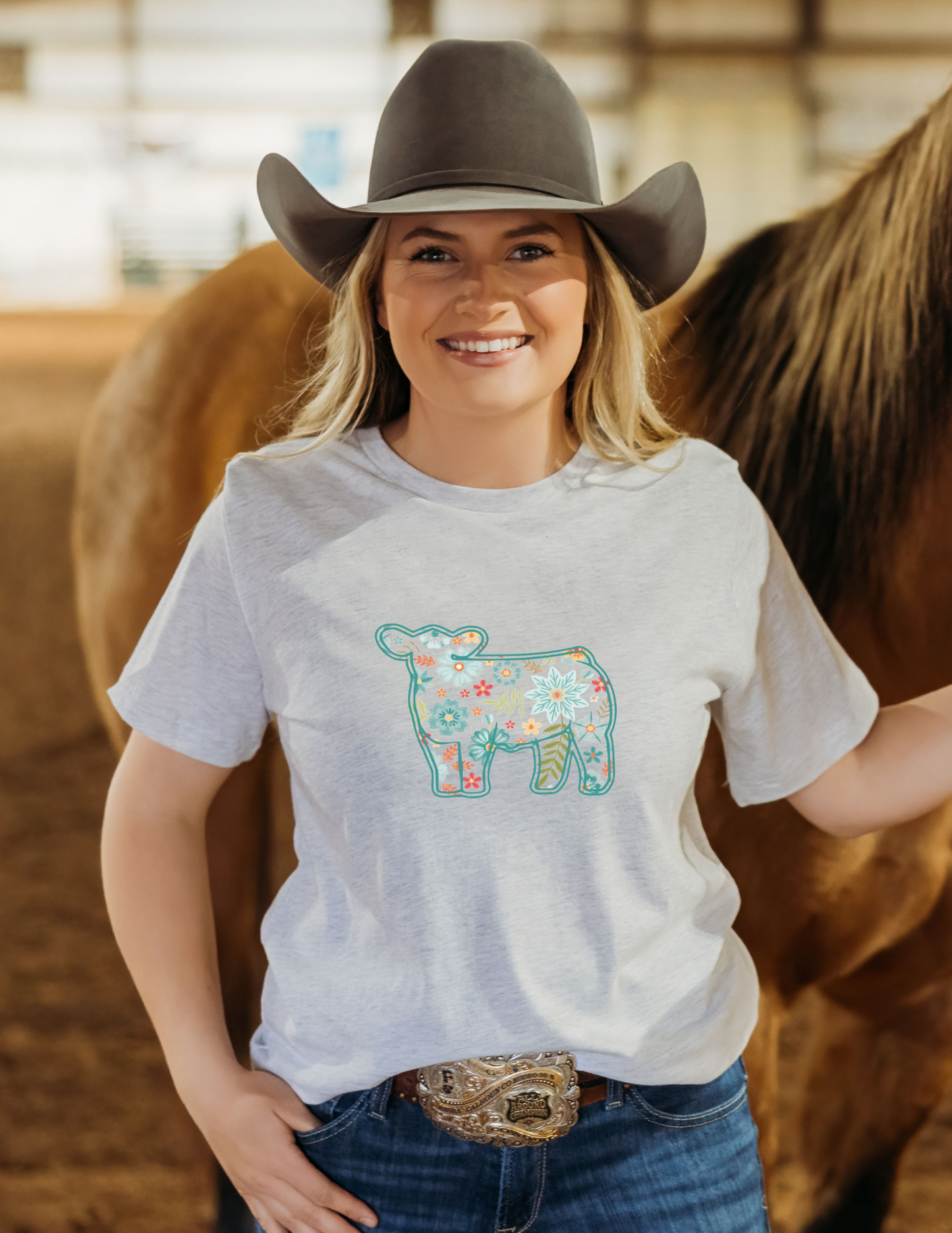"Show Steer Flower"
