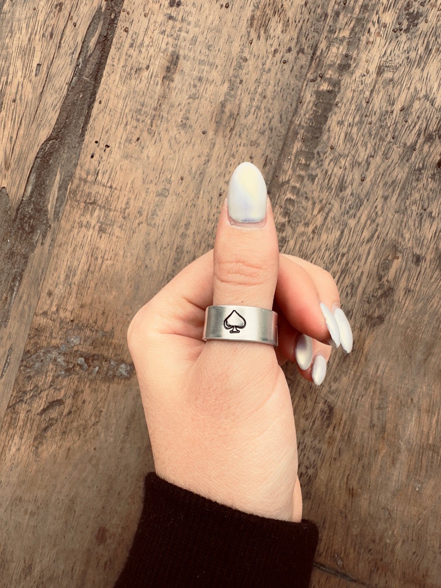 Spade Aluminum Ring