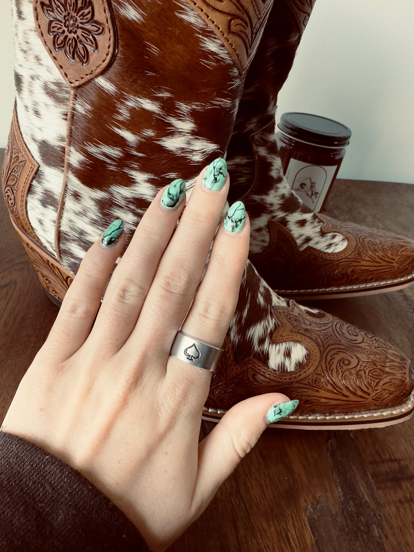 Spade Aluminum Ring