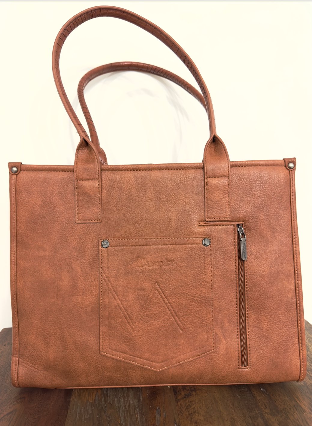 Croc Print Tote