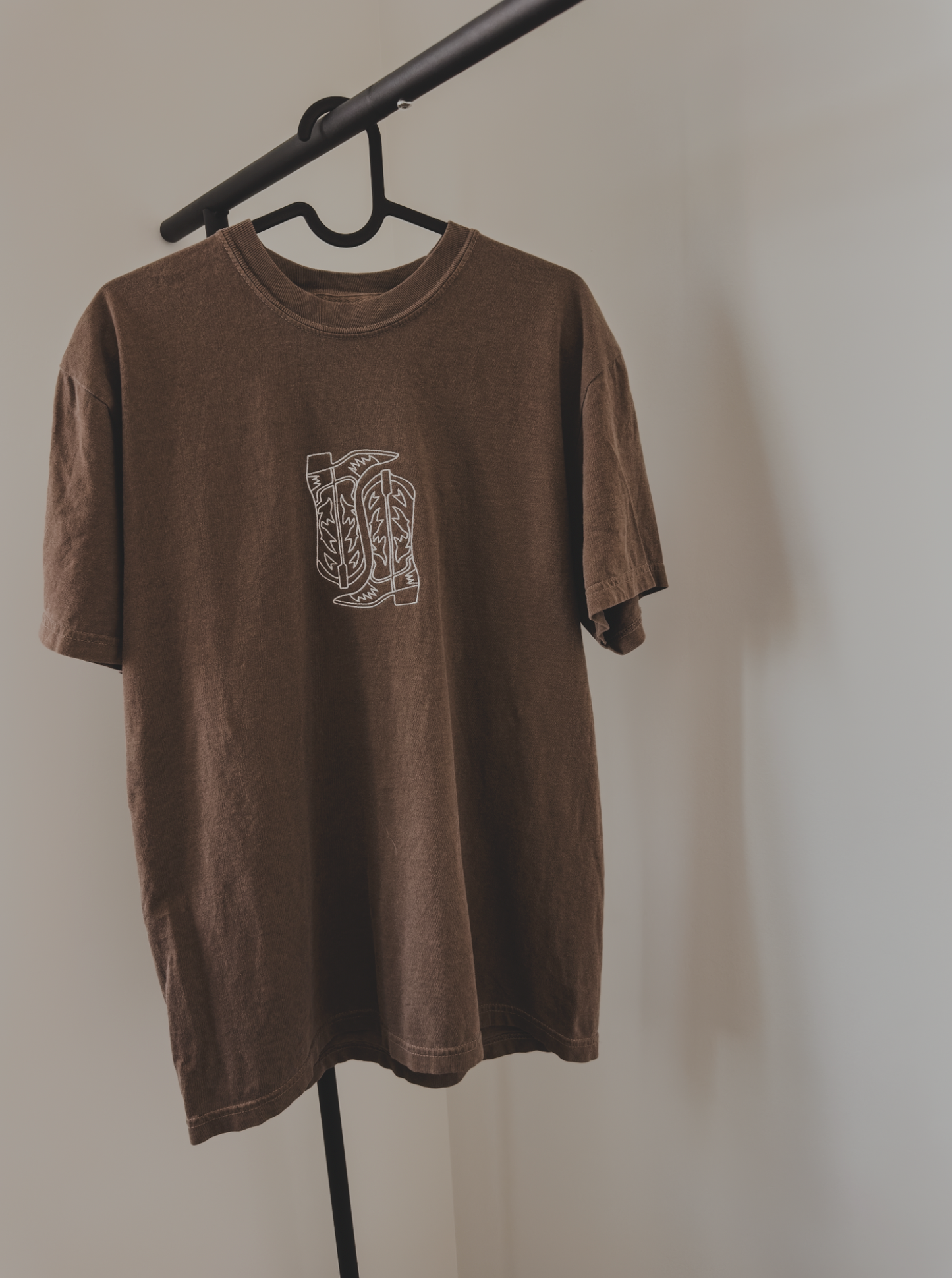Cowboy Boots Embroidered Tee