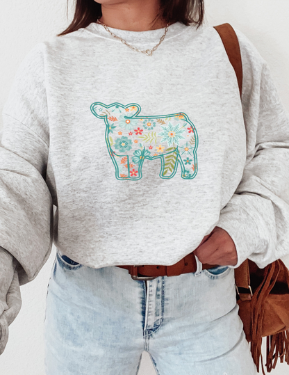 "Show Steer Flower"