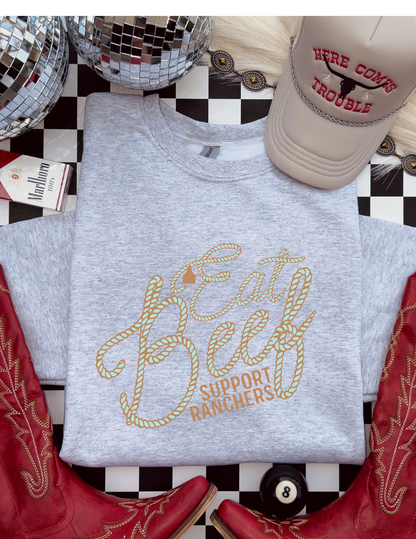 "Eat Beef Crewneck"