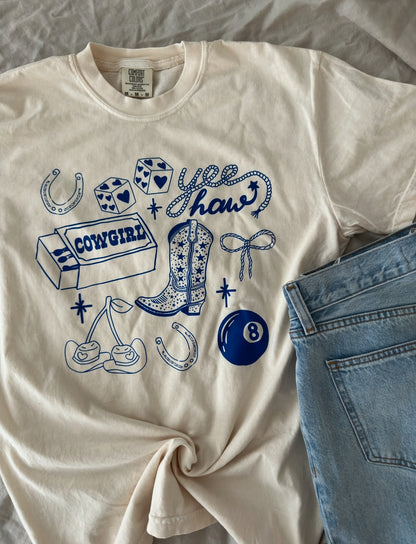 Yeehaw Cowgirl Tee