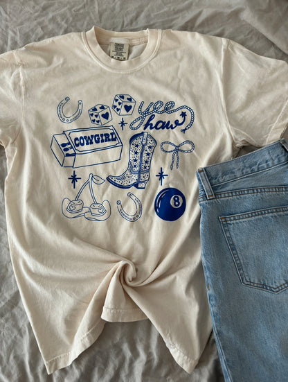 Yeehaw Cowgirl Tee
