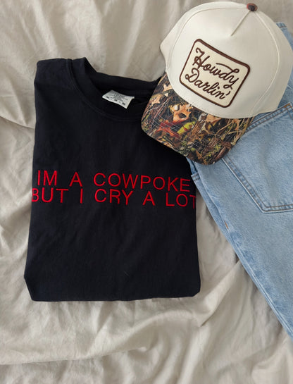 Cowpoke Embroidered Tee